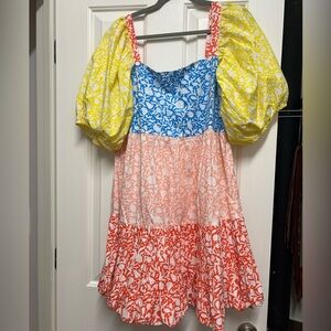 Colorful oliphant dress